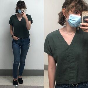 Universal Thread Linen Blend Top